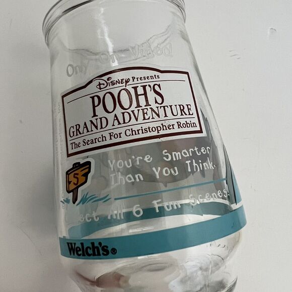 Welchs Jelly Jar Glass Disney Presents Winnie The Poohs Grand Adventure 5 - Picture 4 of 6